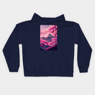 Cherry Blossoms Kids Hoodie